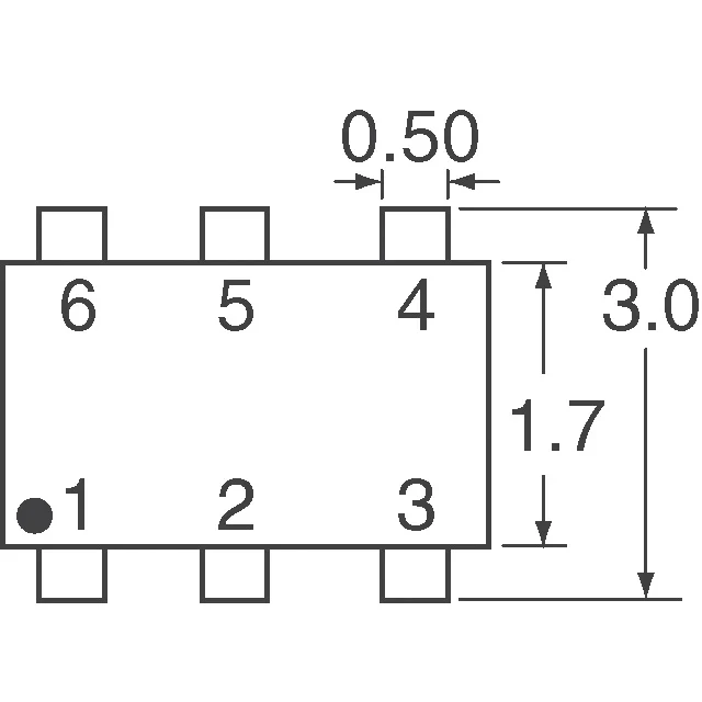 DMN5L06DMK-7 Diodes Incorporated  Transistor - FET MOSFET - Array